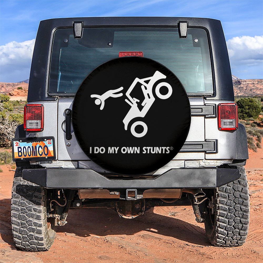 Jeep My Own Stunts Square Car Spare Tire Cover