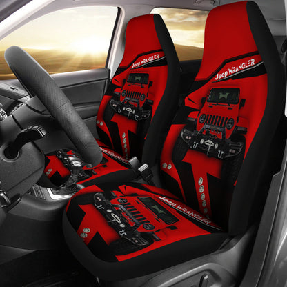 Jeep Red Car Seat Covers