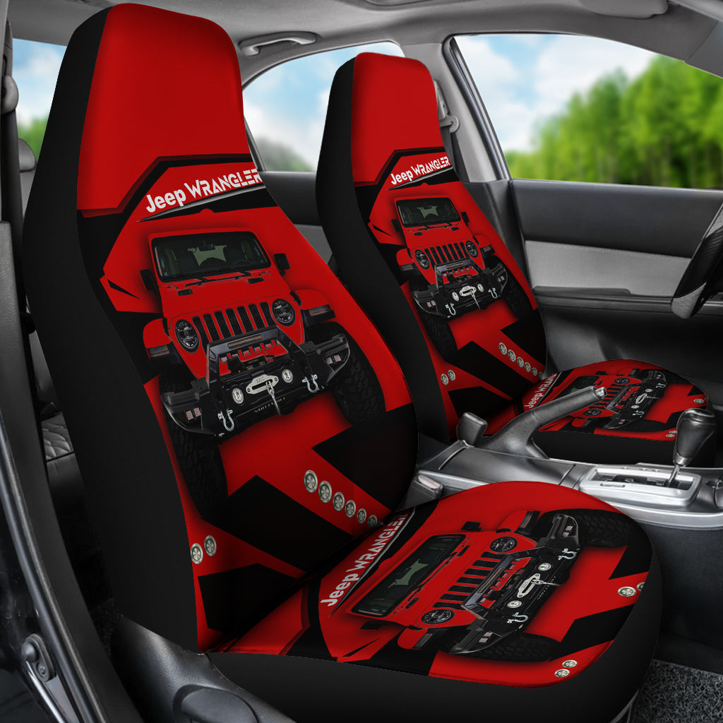 Jeep Red Car Seat Covers