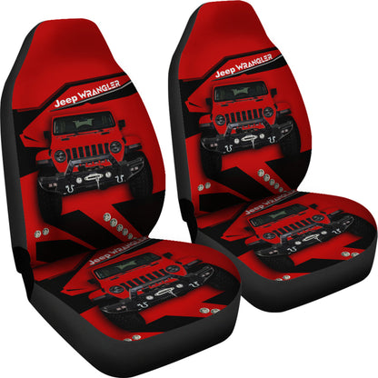 Jeep Red Car Seat Covers
