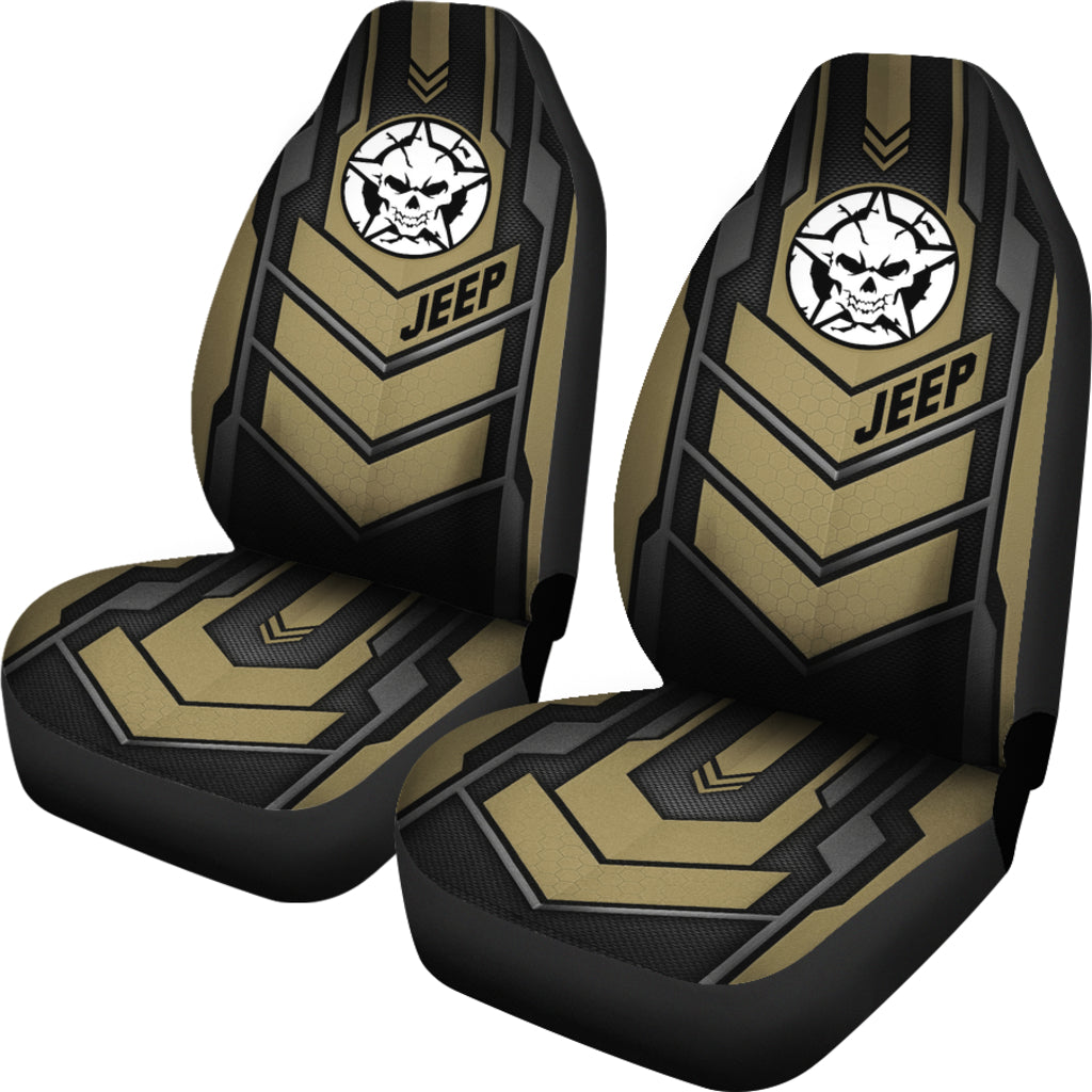Jeep Skull Gobi Color Car Seat Covers Car Accessories Ci220602-17