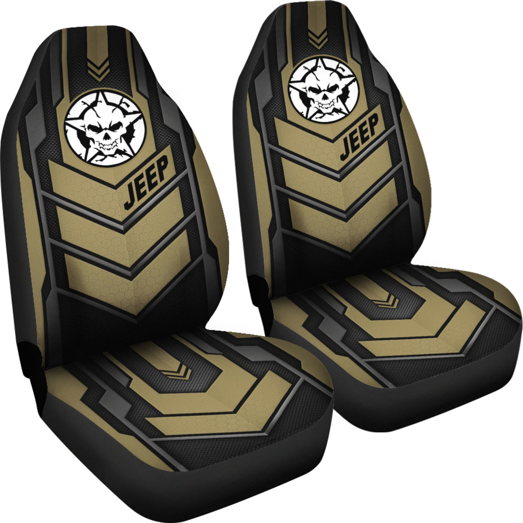 Jeep Skull Gobi Color Car Seat Covers Car Accessories Ci220602-17