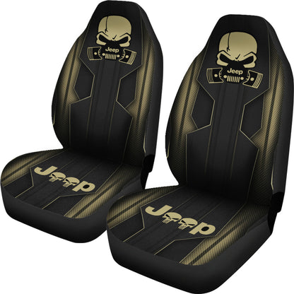Jeep Skull Gobi Color Car Seat Covers Car Accessories Ci220602-02