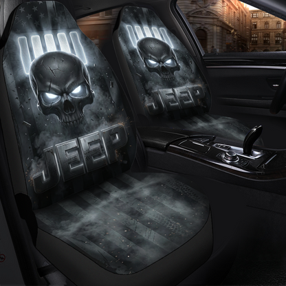 Jeep Usa Flag Car Seat Covers – Punisher Skull Front Seats