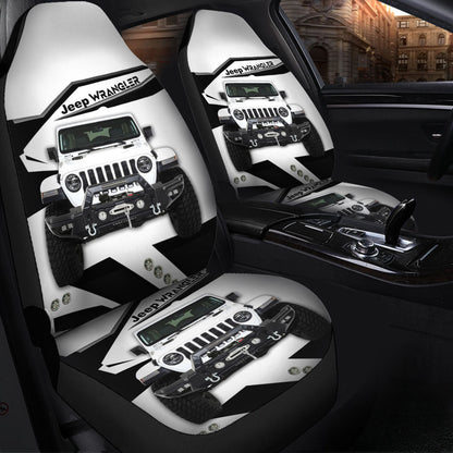 Jeep White Car Seat Covers