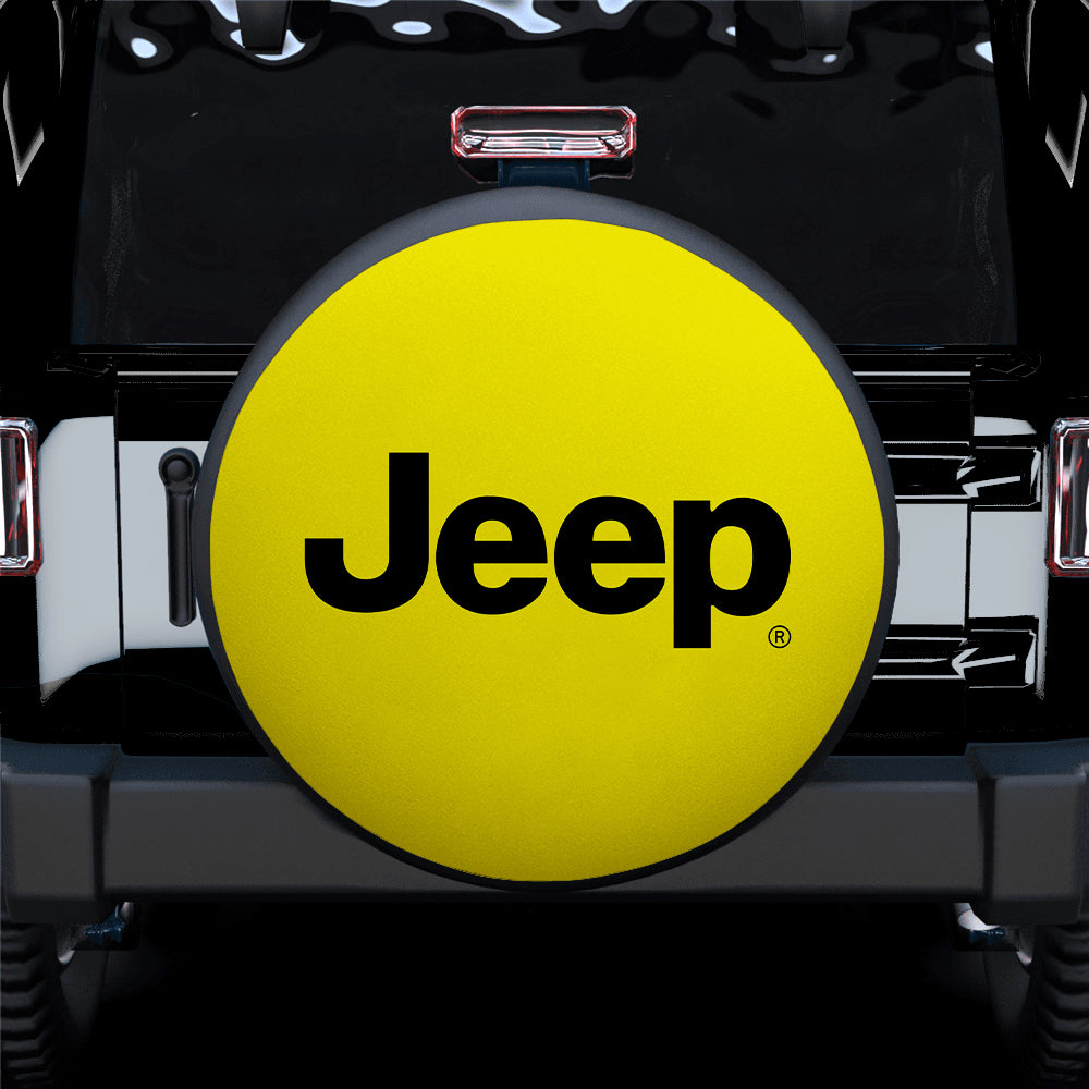 Jeep Yellow Car Spare Tire Cover