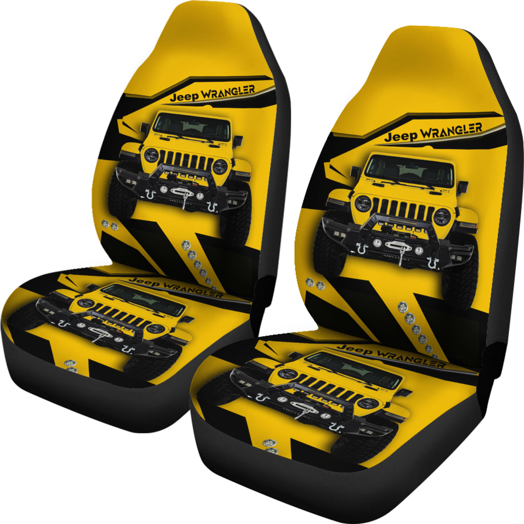 Jeep Yellow Car Seat Covers