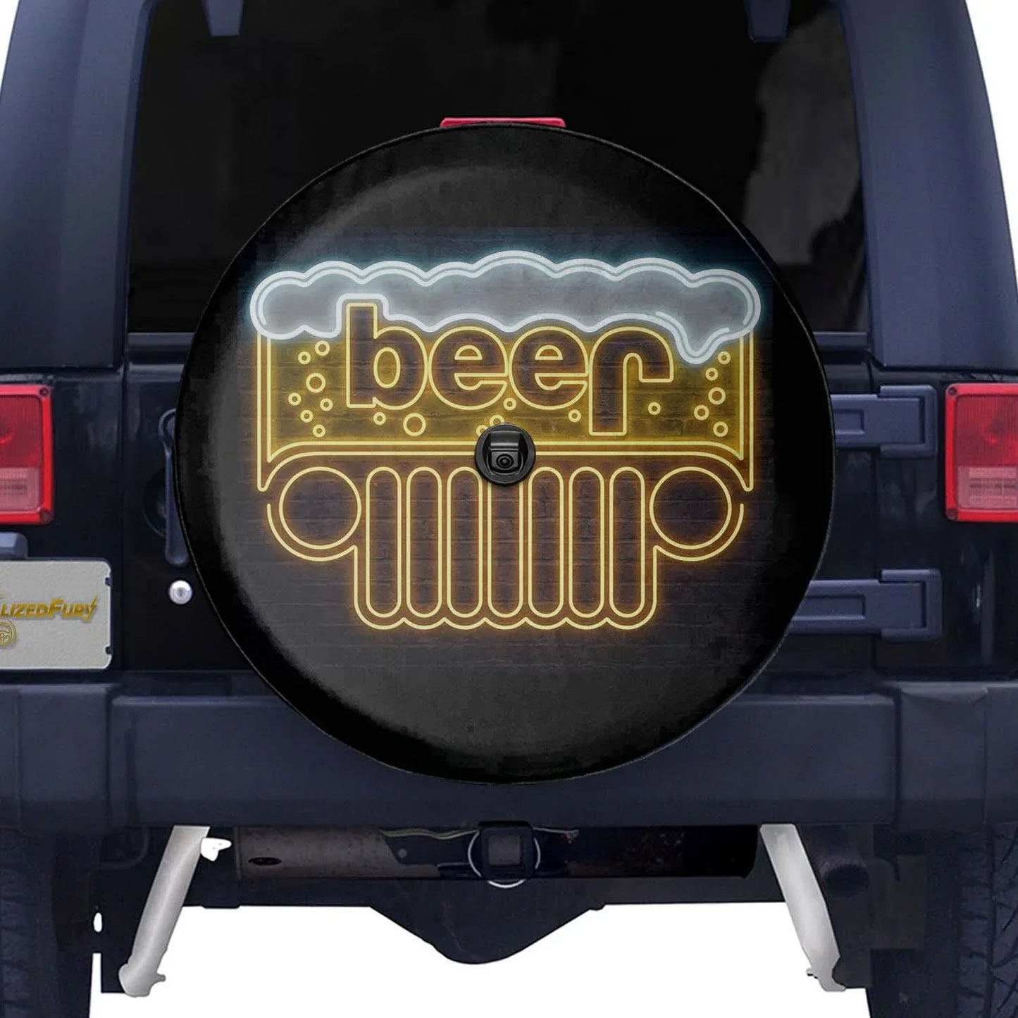 Beer Jeep Spare Tire Cover - PersonalizedFury