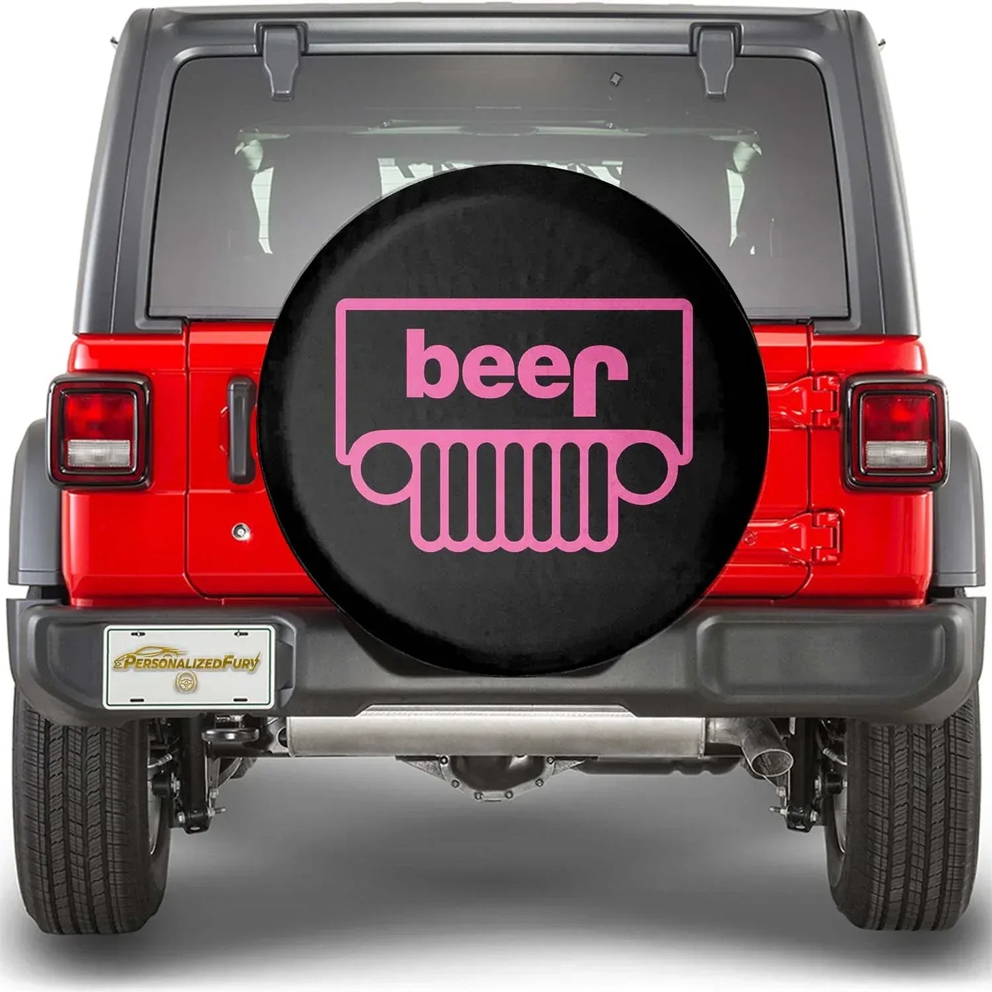 Jeep Beer Square Tire Cover – Funny Jeep Pink Accessories - PersonalizedFury