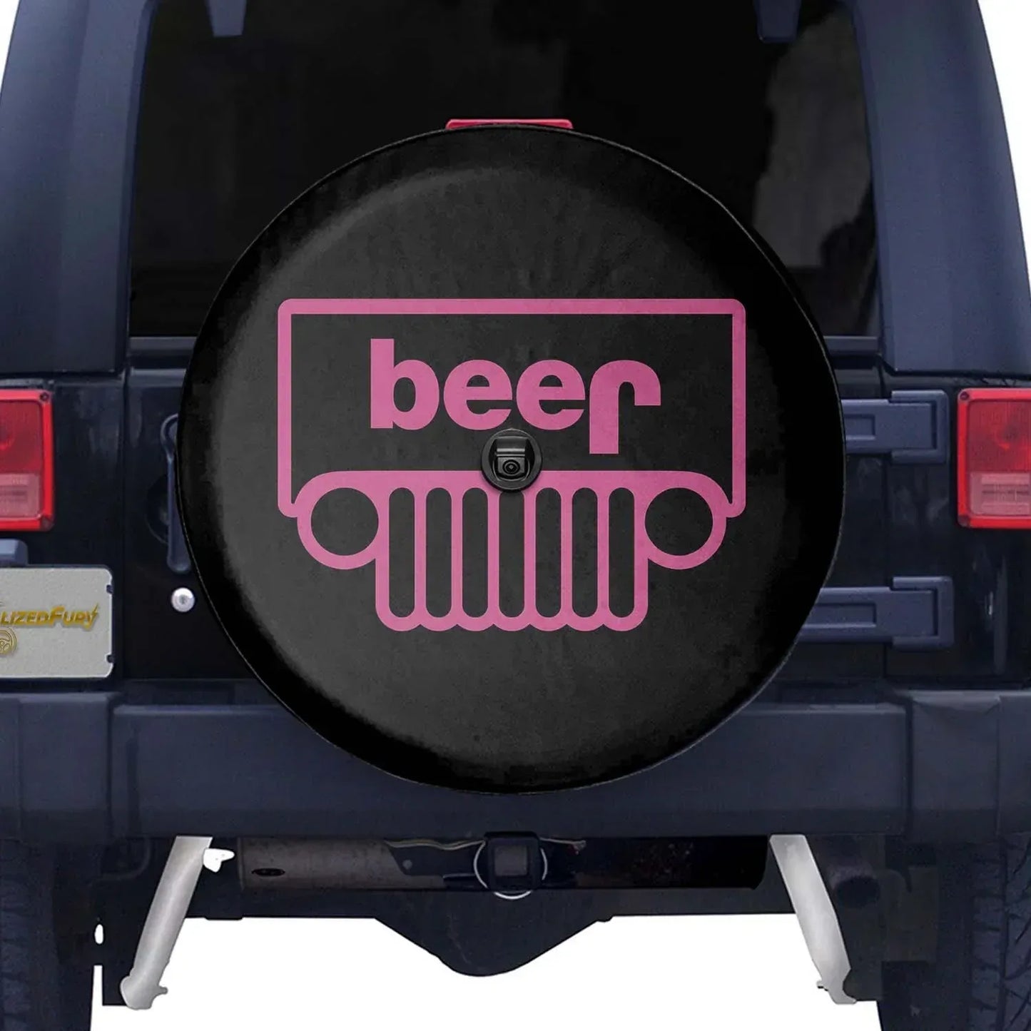 Jeep Beer Square Tire Cover – Funny Jeep Pink Accessories - PersonalizedFury