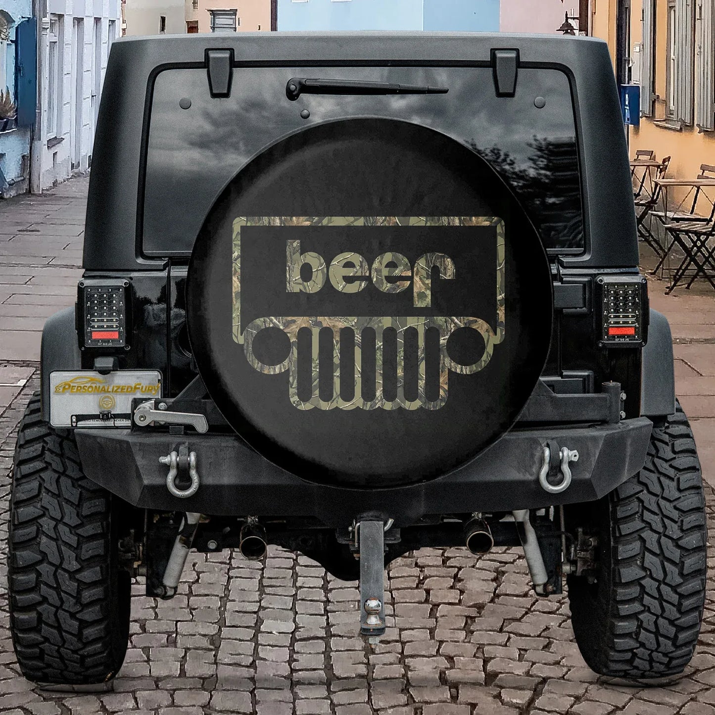 Jeep Beer Square Tire Cover – Hunting Jeep Accessories - PersonalizedFury