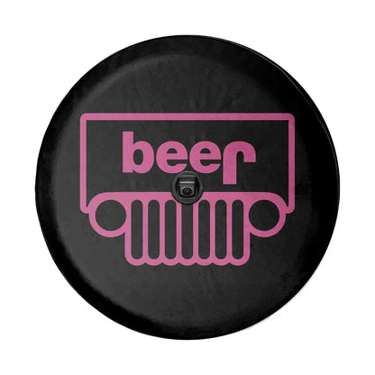 Jeep Beer Square Tire Cover – Funny Jeep Pink Accessories - PersonalizedFury