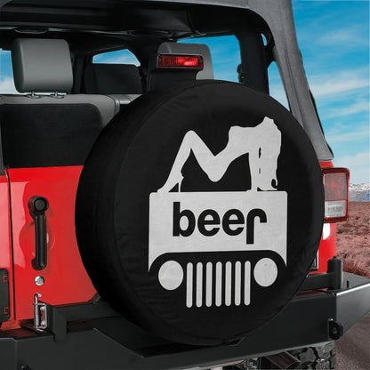 Jeep Beer Square Tire Cover Accessories – Sexy Girl Beer - PersonalizedFury