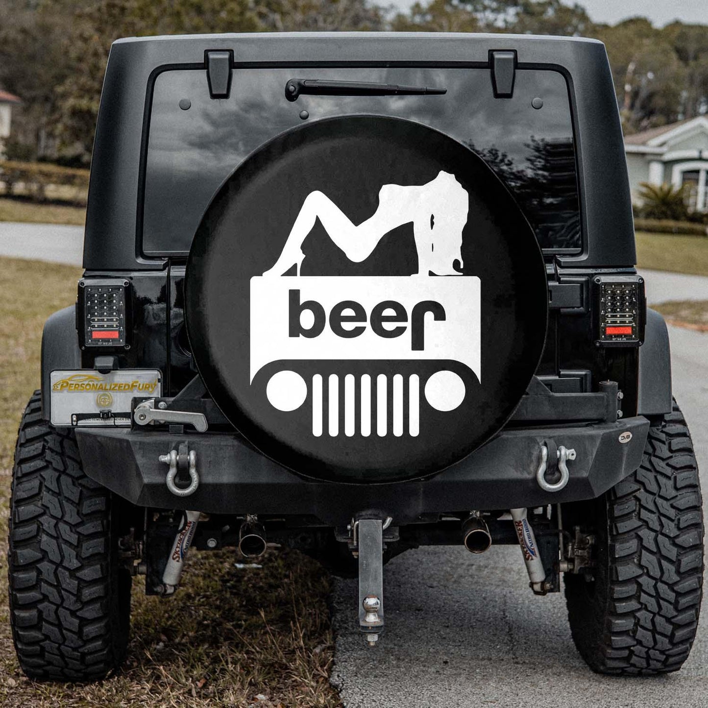 Jeep Beer Square Tire Cover Accessories – Sexy Girl Beer - PersonalizedFury