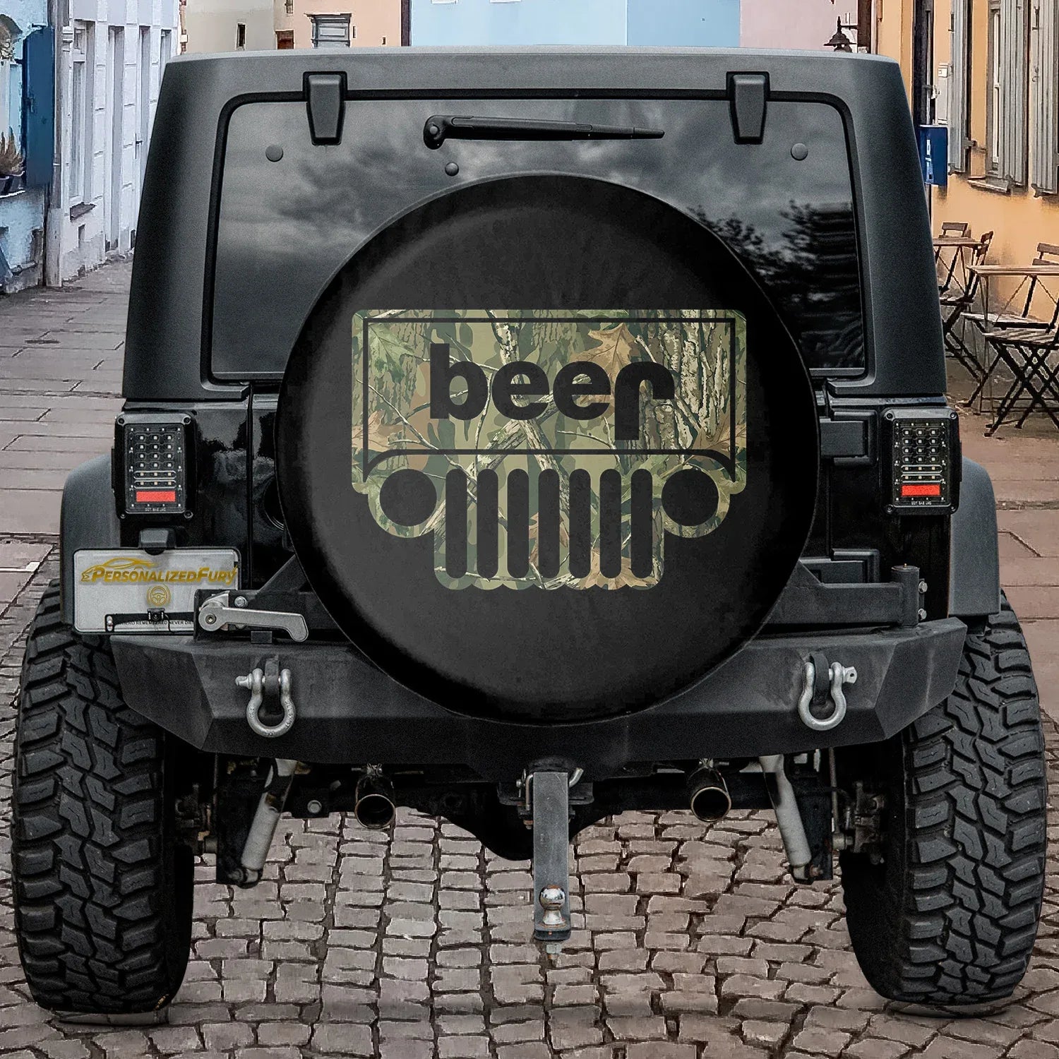 Jeep Beer Square Tire Cover – Funny Hunting Jeep - PersonalizedFury