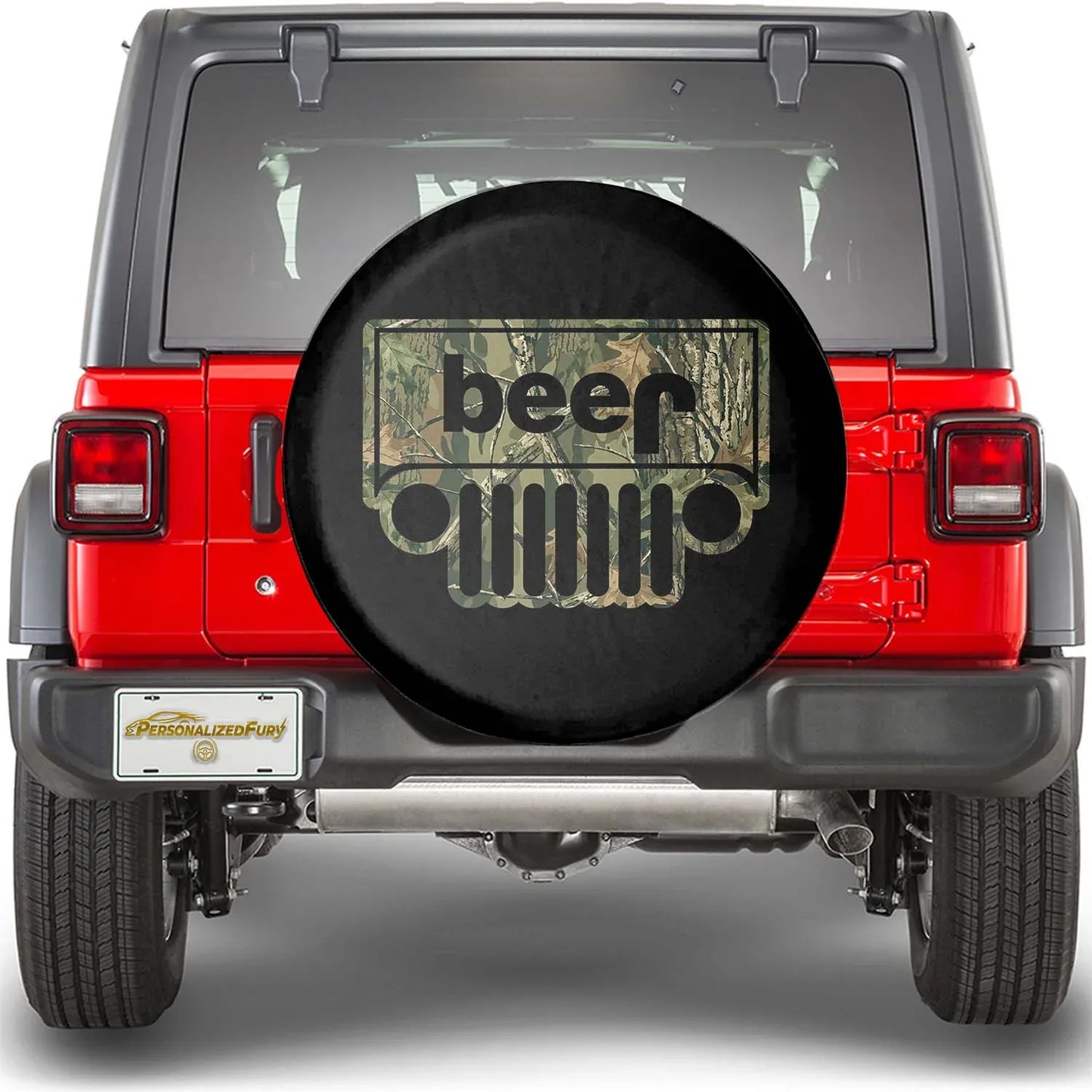 Jeep Beer Square Tire Cover – Funny Hunting Jeep - PersonalizedFury