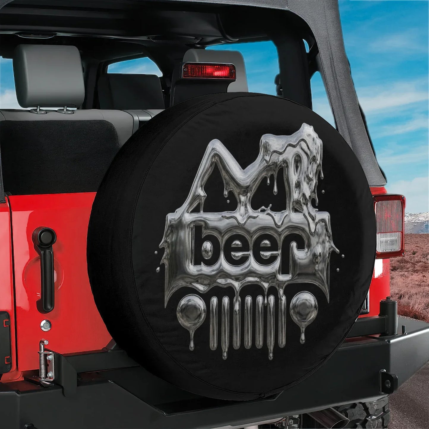 Funny Jeep Beer Square Tire Cover – Sexy Girl Jeep Accessories - PersonalizedFury