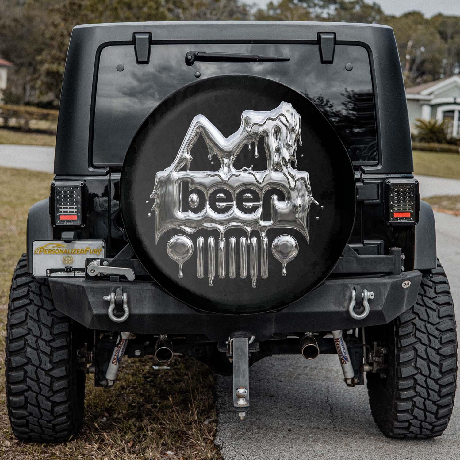 Funny Jeep Beer Square Tire Cover – Sexy Girl Jeep Accessories - PersonalizedFury