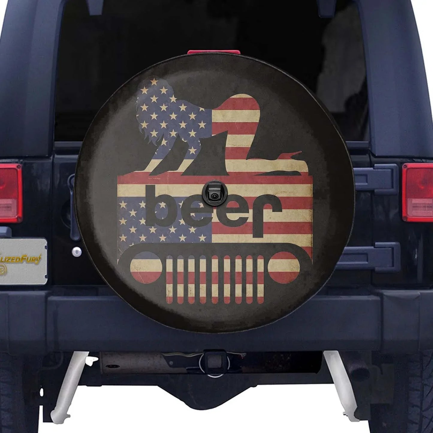 Jeep Beer Square Tire Cover – Funny Sexy Girl Jeep Usa Flag Accessories - PersonalizedFury