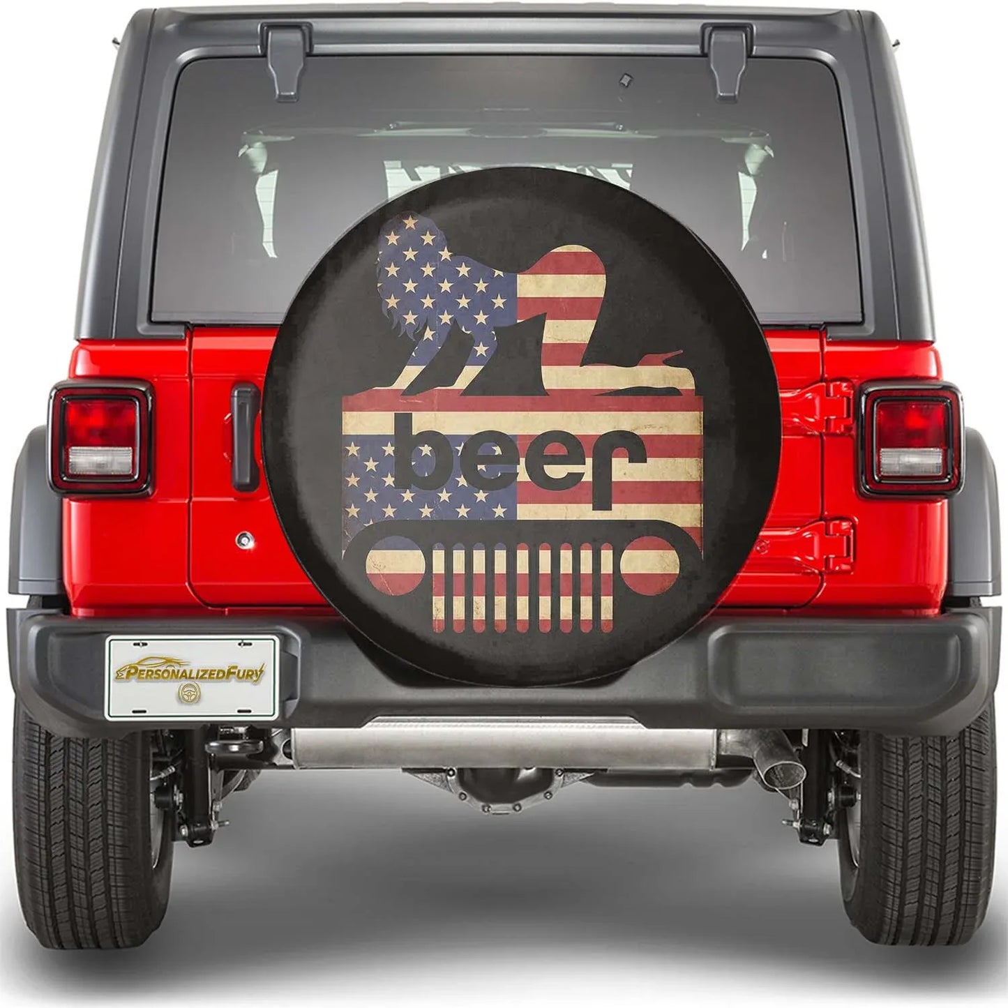 Jeep Beer Square Tire Cover – Funny Sexy Girl Jeep Usa Flag Accessories - PersonalizedFury