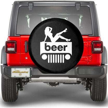 Jeep Beer Square Tire Cover – Sexy Girl Jeep Accessories - PersonalizedFury