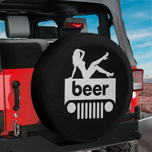 Jeep Beer Square Tire Cover – Sexy Girl Jeep Accessories - PersonalizedFury
