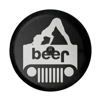 Jeep Beer Square Tire Cover – Sexy Girl Jeep Design - PersonalizedFury