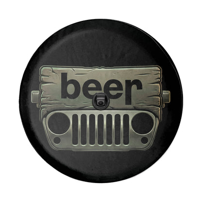Jeep Beer Spare Tire Cover – Funny Off-Road Grille Design