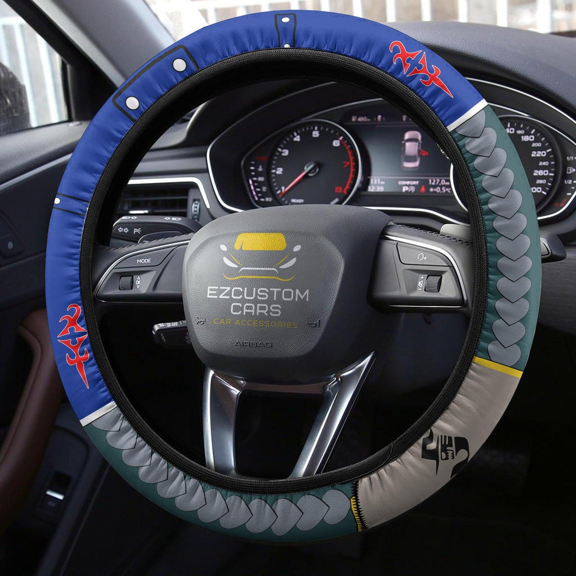 Jellal Fernandes Fairy Tail Anime Steering Wheel Cover