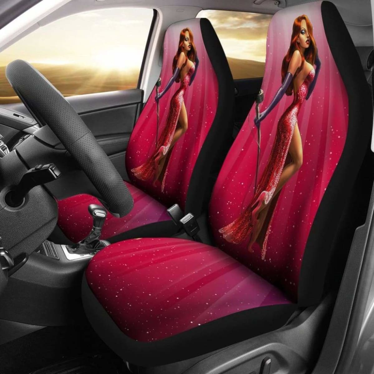 Jessica Rabbit Car Seat Covers 100421 Universal Fit
