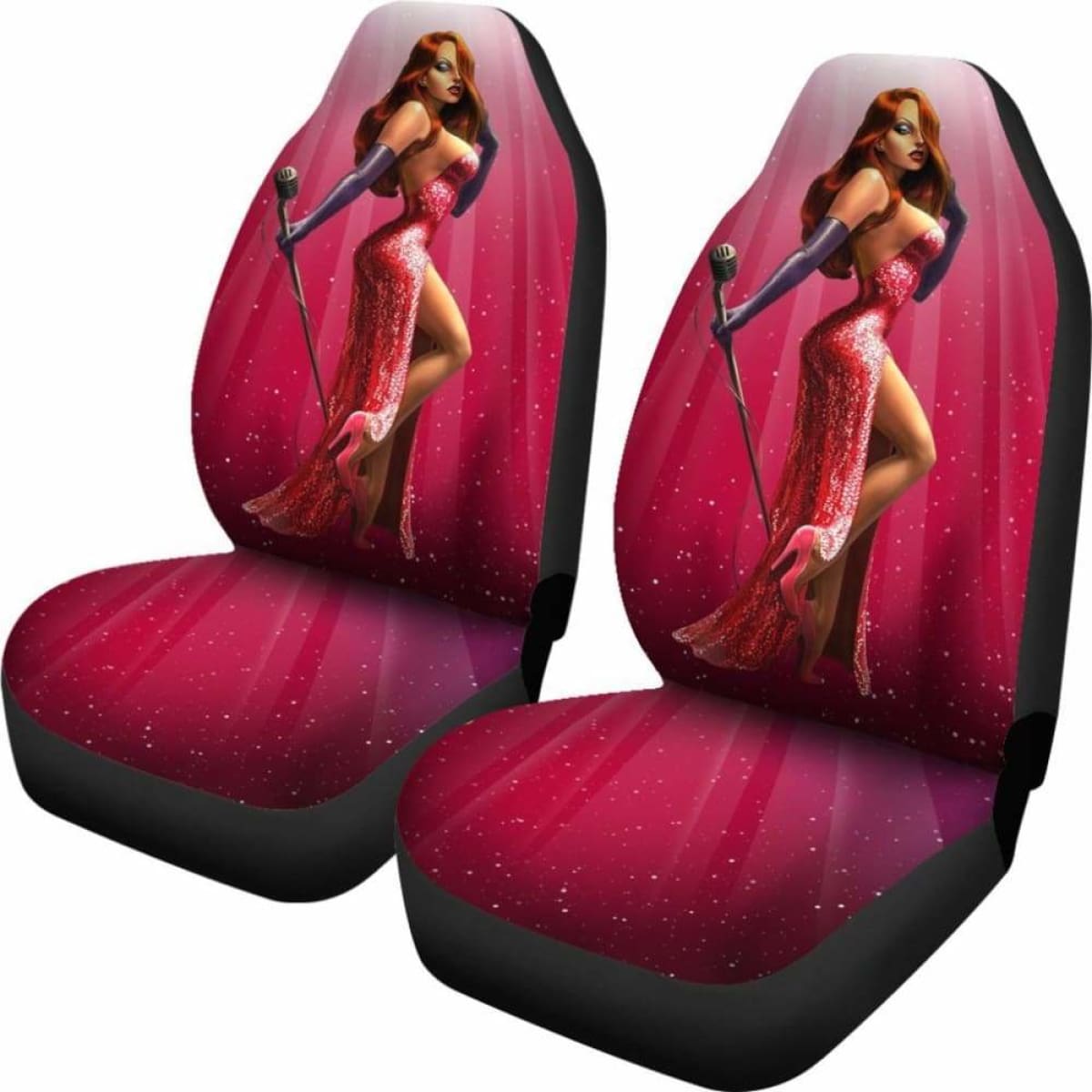 Jessica Rabbit Car Seat Covers 100421 Universal Fit