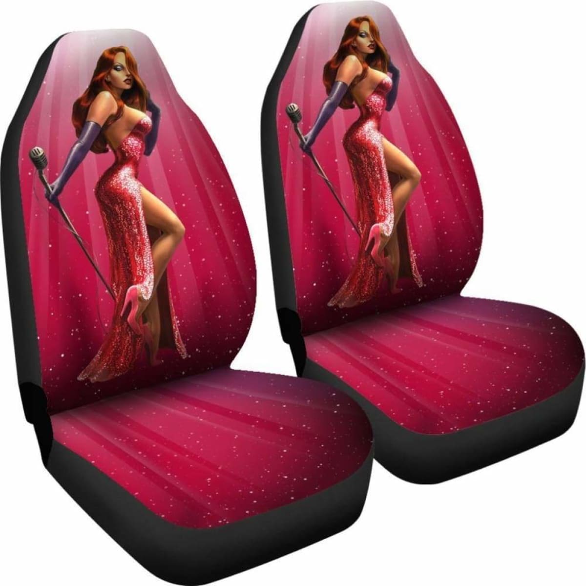 Jessica Rabbit Car Seat Covers Universal Fit 051012