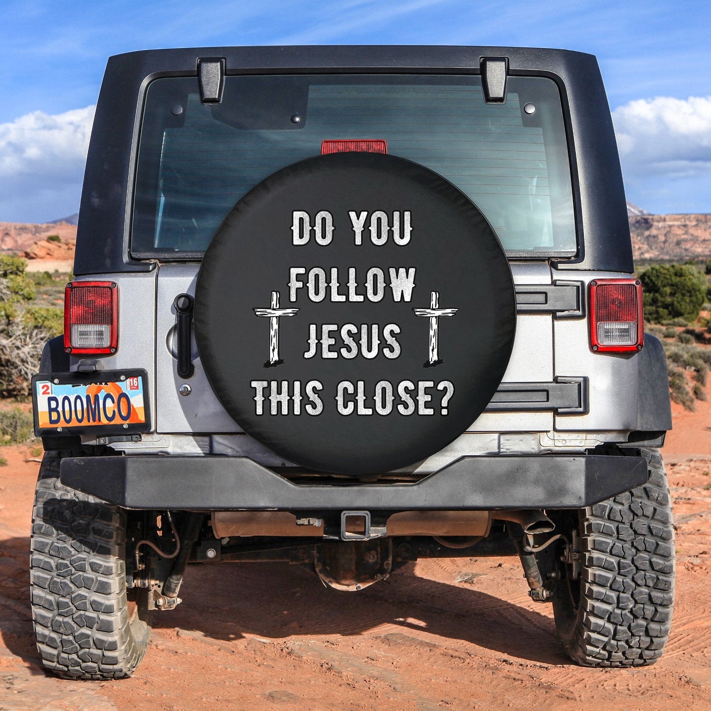 Jesus Spare Tire Cover