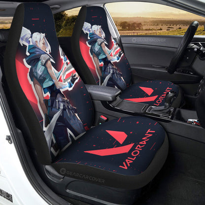Jett Car Seat Covers Custom Valorant Agent