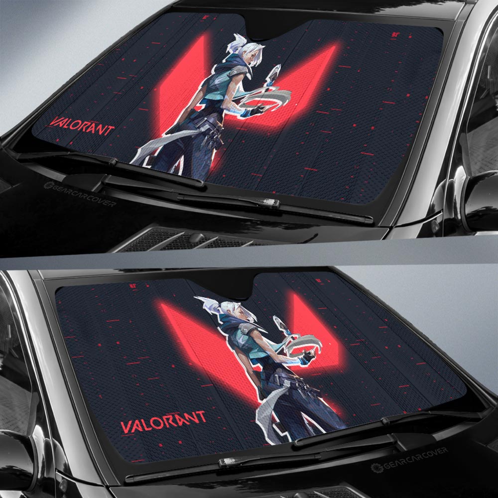 Jett Car Sunshade Custom Valorant Agent