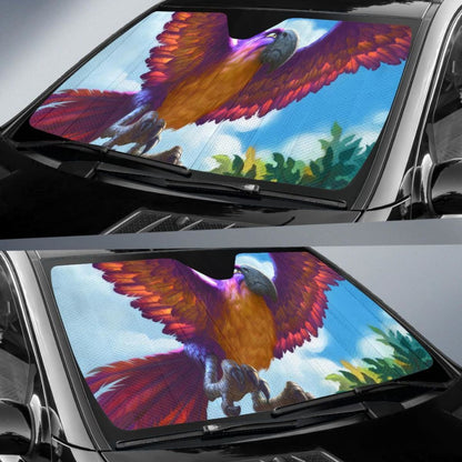 Jeweled Macaw Hearthstone Heroes Of Warcraft Car Sun Shade Universal Fit 225311