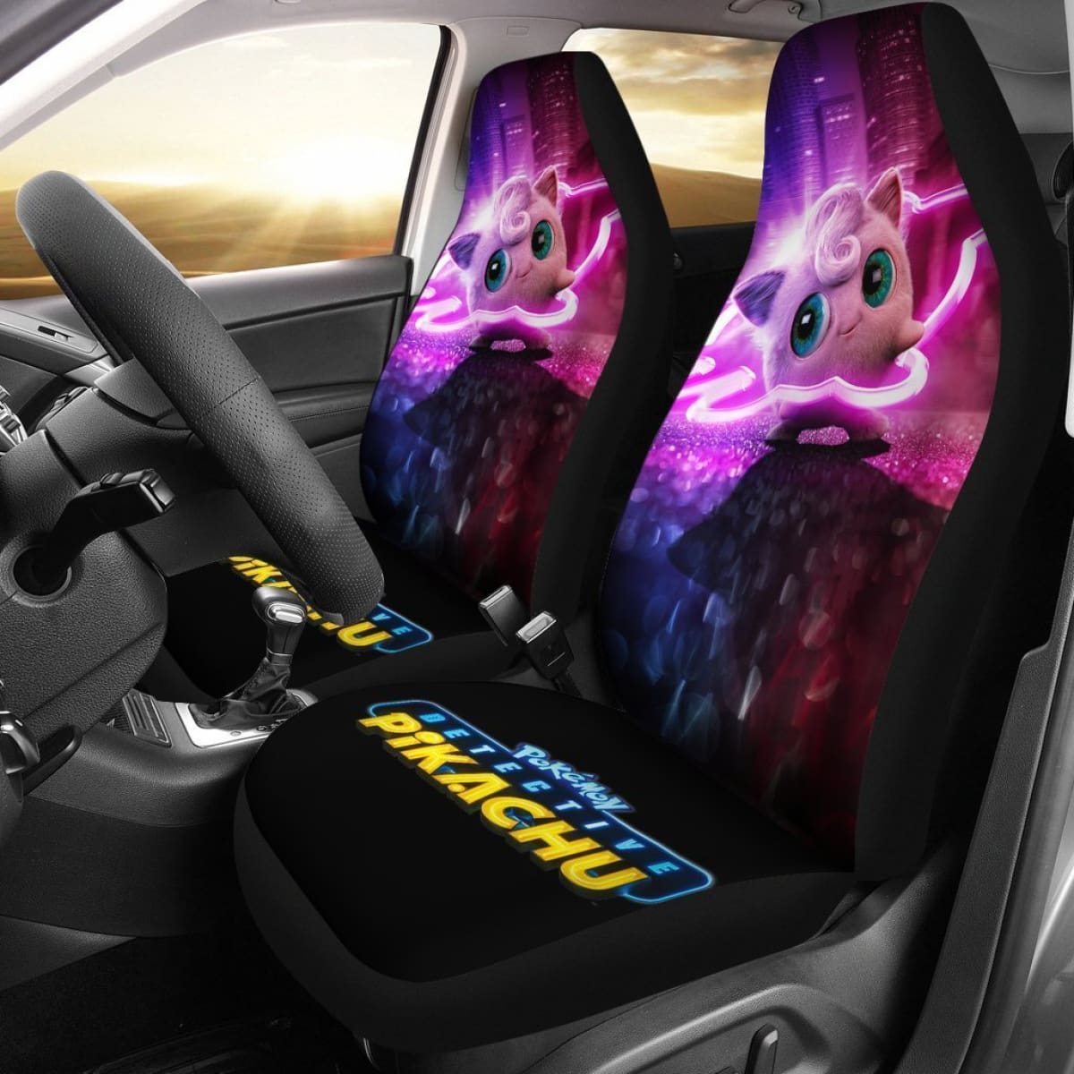 Jigglypuff Pokemon Car Seat Covers Nh07 Universal Fit 225721