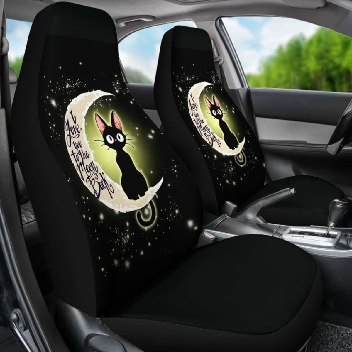 Jiji Cat Kiki'S Delivery Service Car Seat Covers Universal Fit 051012