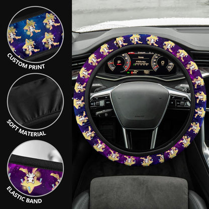 Jirachi Anime Custom Car Steering Wheel Cover