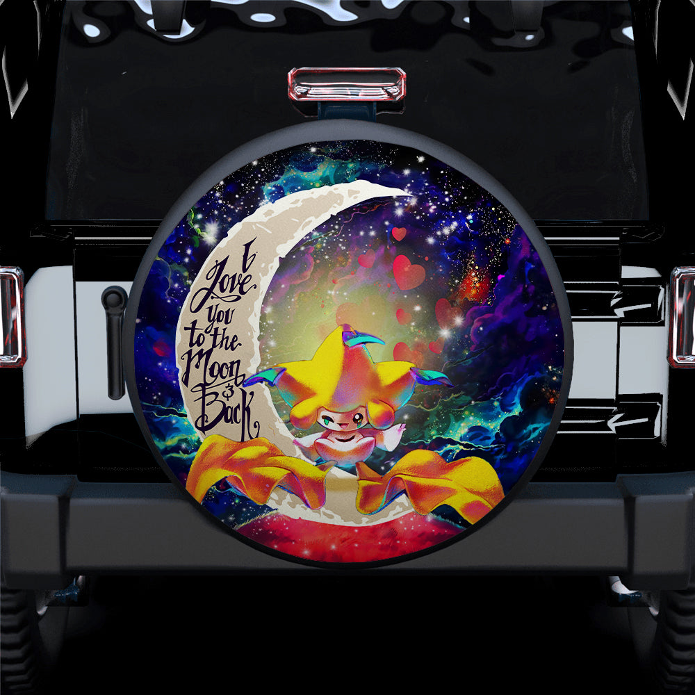 Jirachi Love You To The Moon Galaxy Car Spare Tire Cover