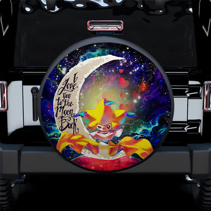 Jirachi Love You To The Moon Galaxy Car Spare Tire Cover