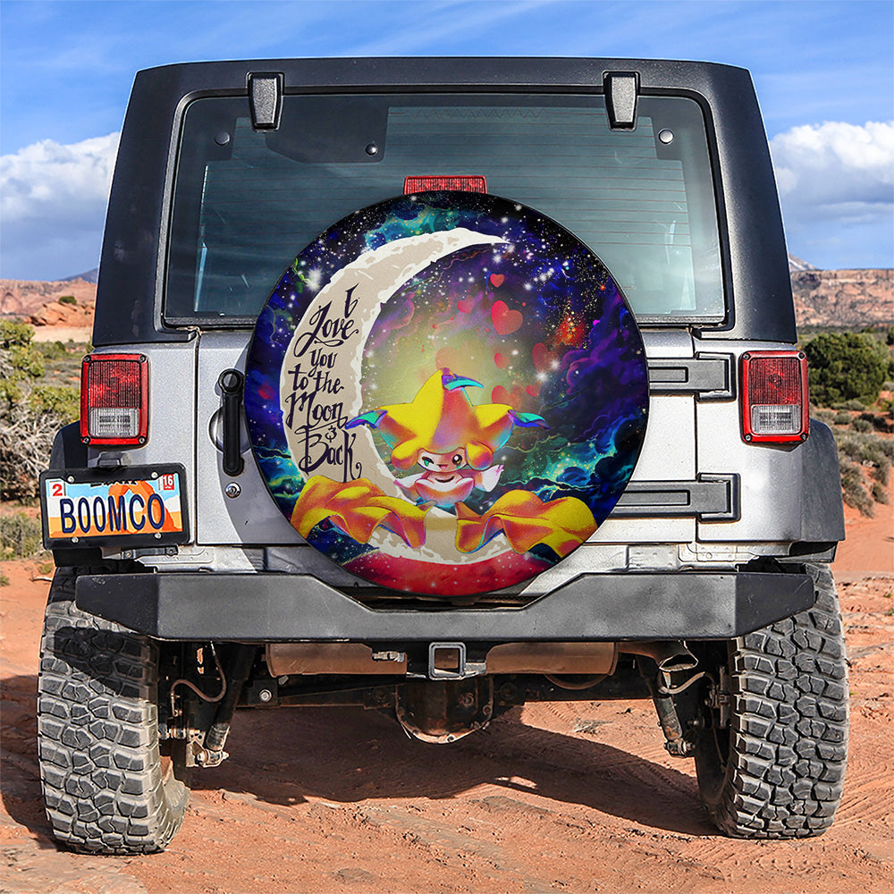 Jirachi Love You To The Moon Galaxy Car Spare Tire Cover