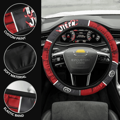 Jiren Dragon Ball Anime Steering Wheel Cover Custom Anime Car Accessories