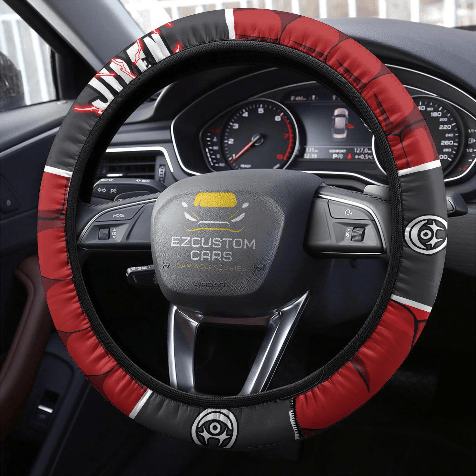Jiren Dragon Ball Anime Steering Wheel Cover Custom Anime Car Accessories