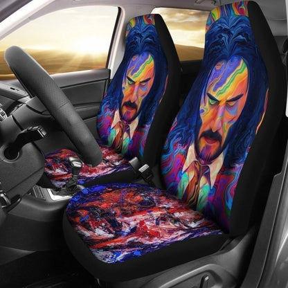 John Wick Graphic Art Car Seat Covers Movies Fan Universal Fit 194801