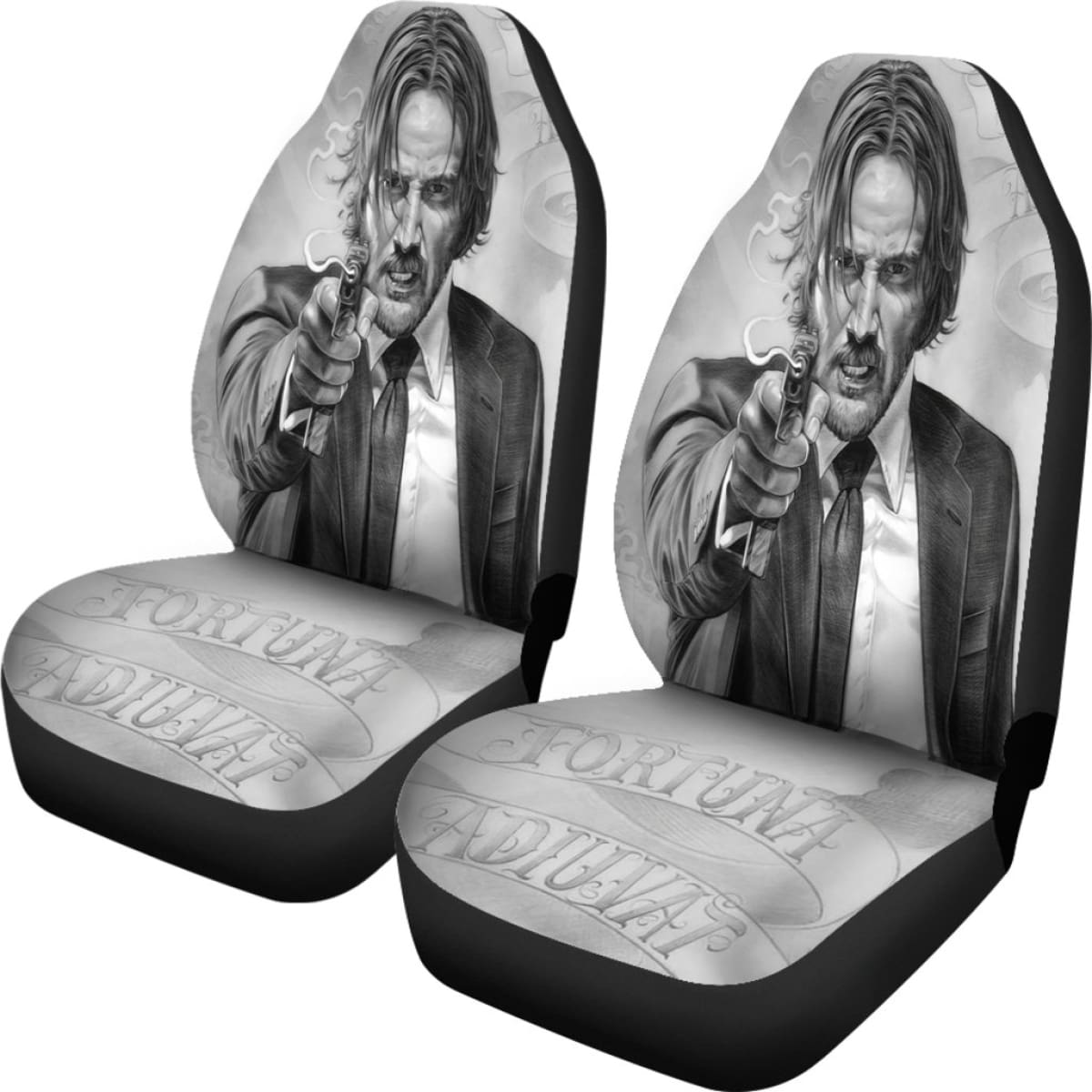 John Wick Gun Art 2020 Seat Covers Amazing Best Gift Ideas 2020 Universal Fit 090505