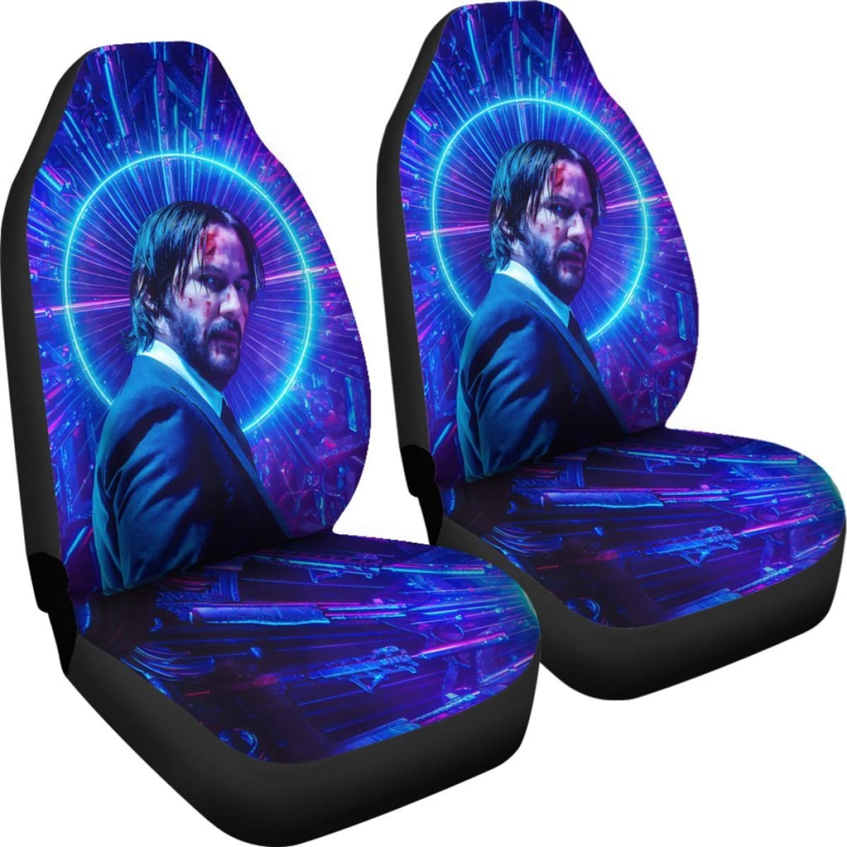 John Wick Gun Art 2020 Seat Covers 1 Amazing Best Gift Ideas 2020 Universal Fit 090505