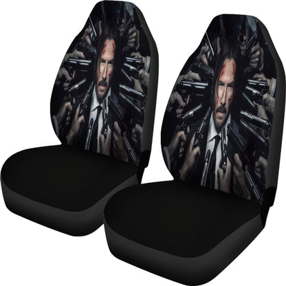 John Wick Gun Poster Art 2020 Seat Covers Amazing Best Gift Ideas 2020 Universal Fit 090505