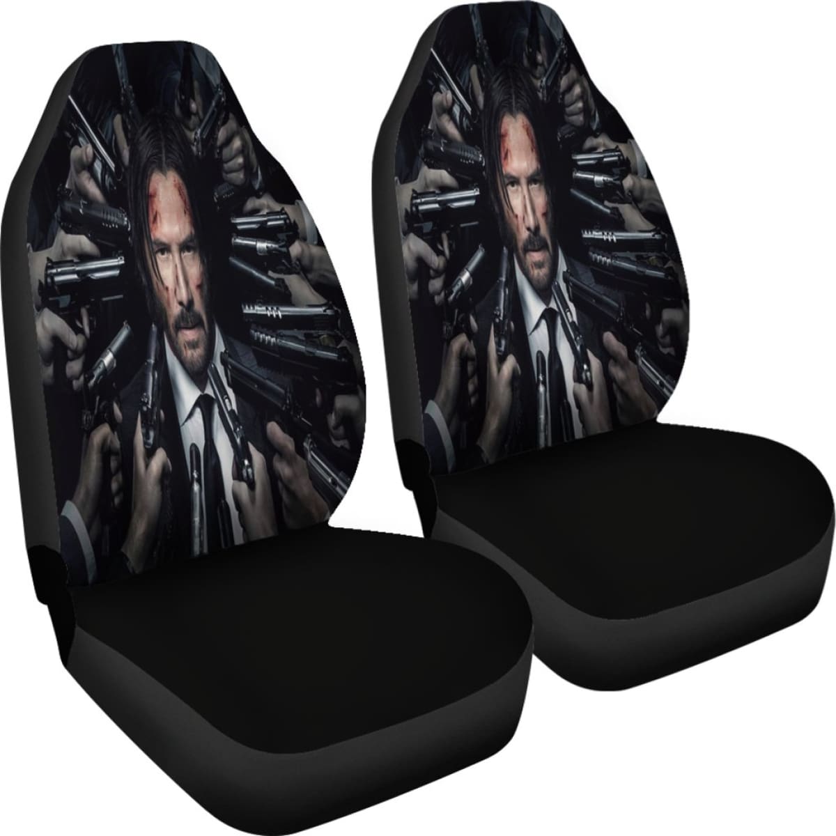 John Wick Gun Poster Art 2020 Seat Covers Amazing Best Gift Ideas 2020 Universal Fit 090505