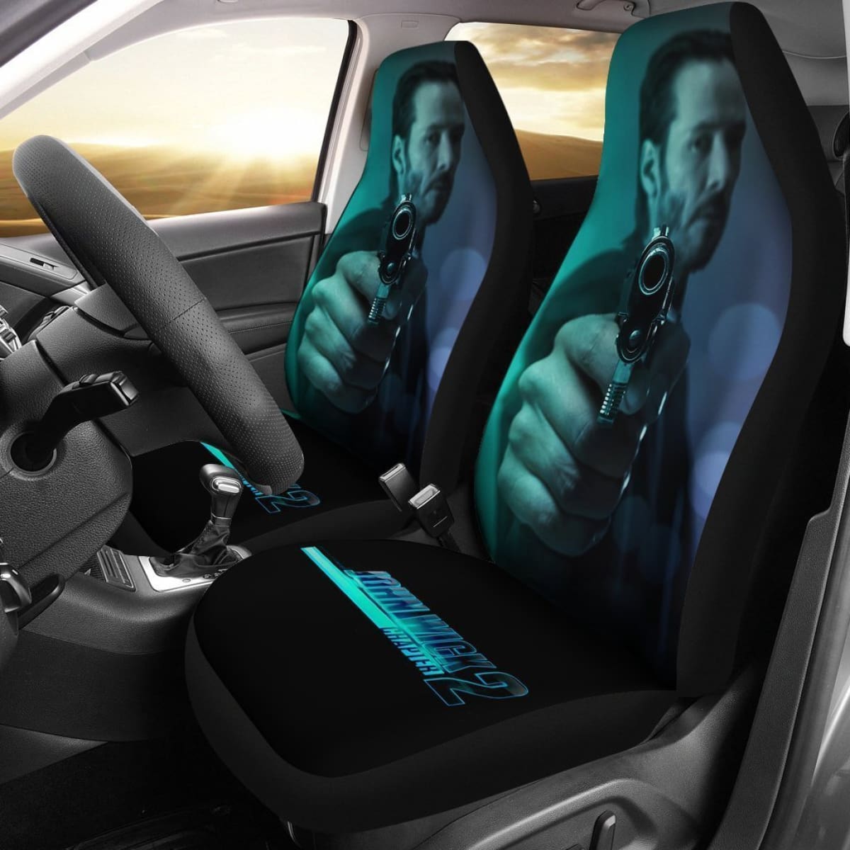 John Wicks Don'T Set Him Off Car Seat Covers Universal Fit 225721